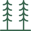 trees Pine Needle and Mulch Service icon